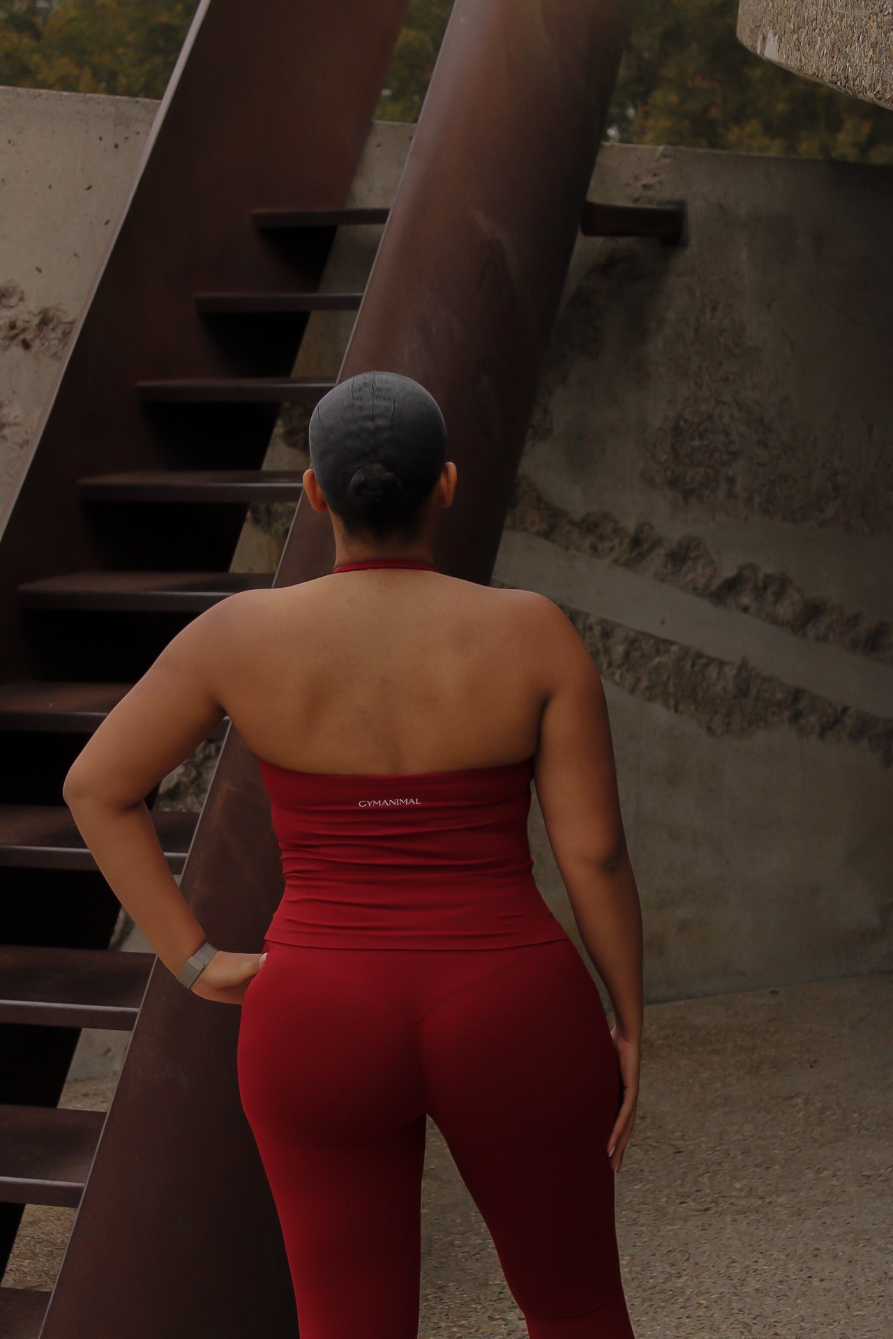 Seamless Active Legging – Burgundy