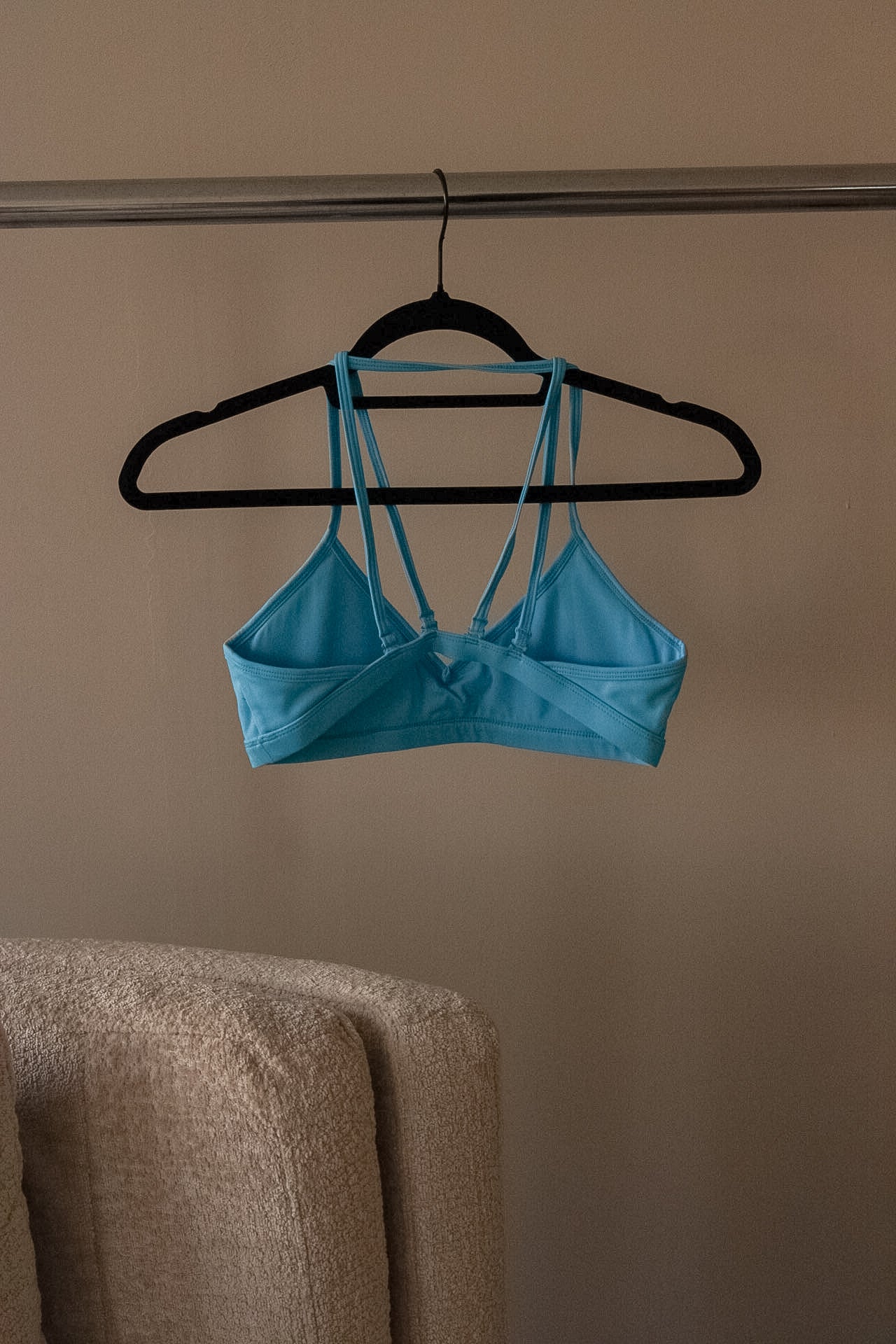 Minimal Sports Bra Baby Blue