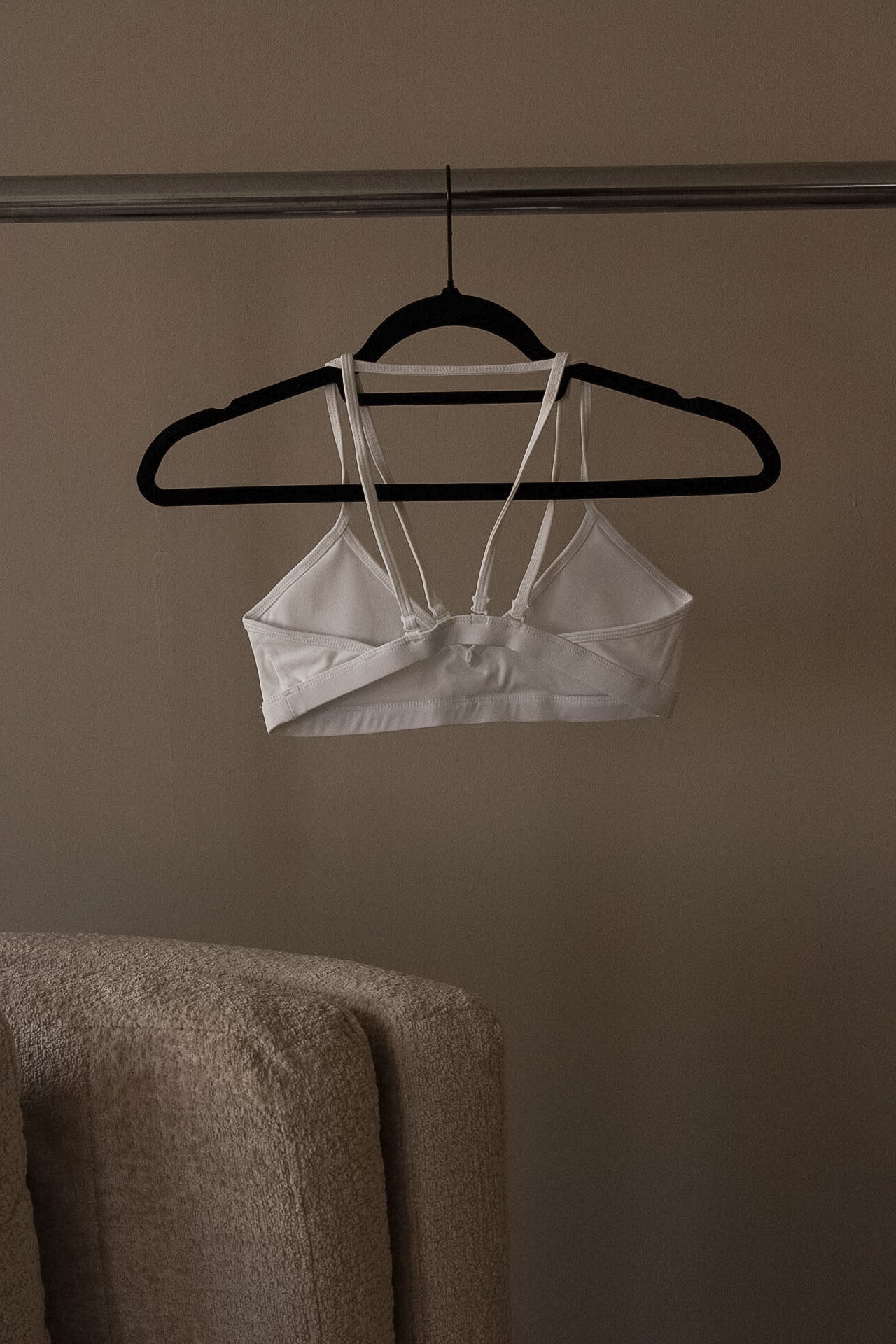 Minimal Sports Bra White