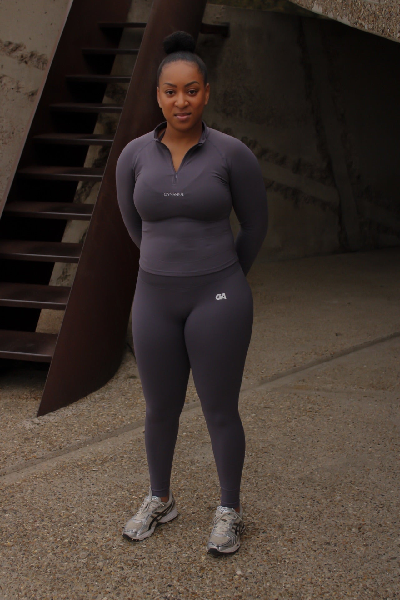 Seamless Active Legging – Storm Grey