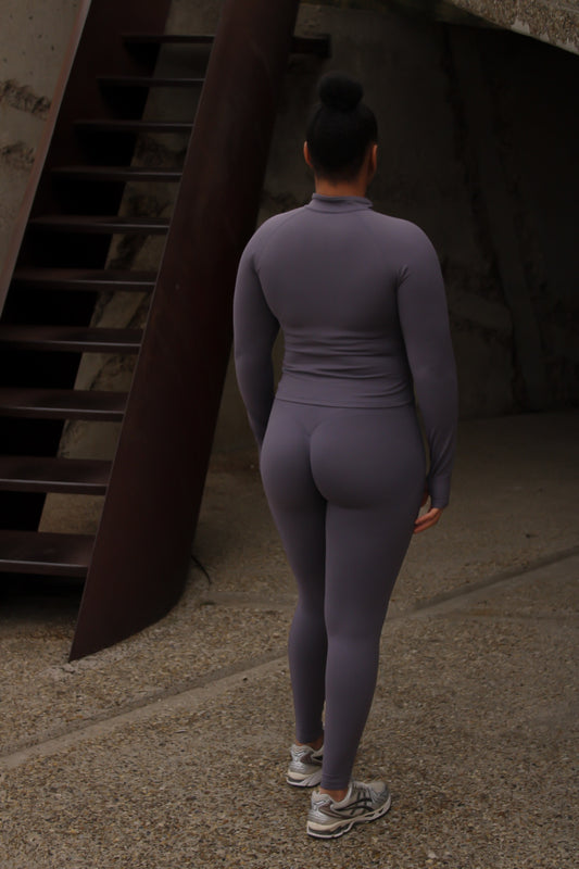 Seamless Active Legging – Storm Grey