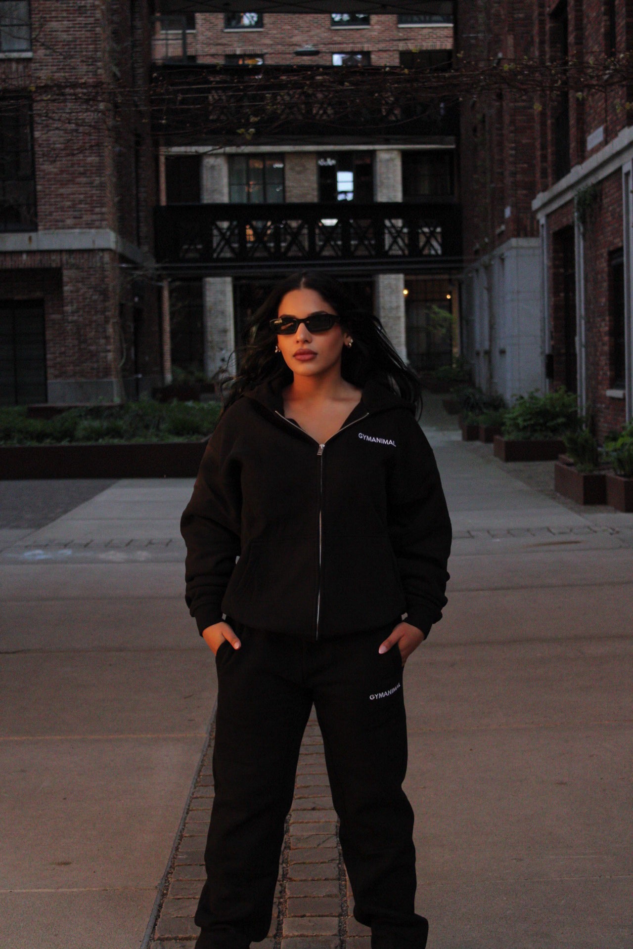 GymAnimal Society Oversized Jogger dames voorkant