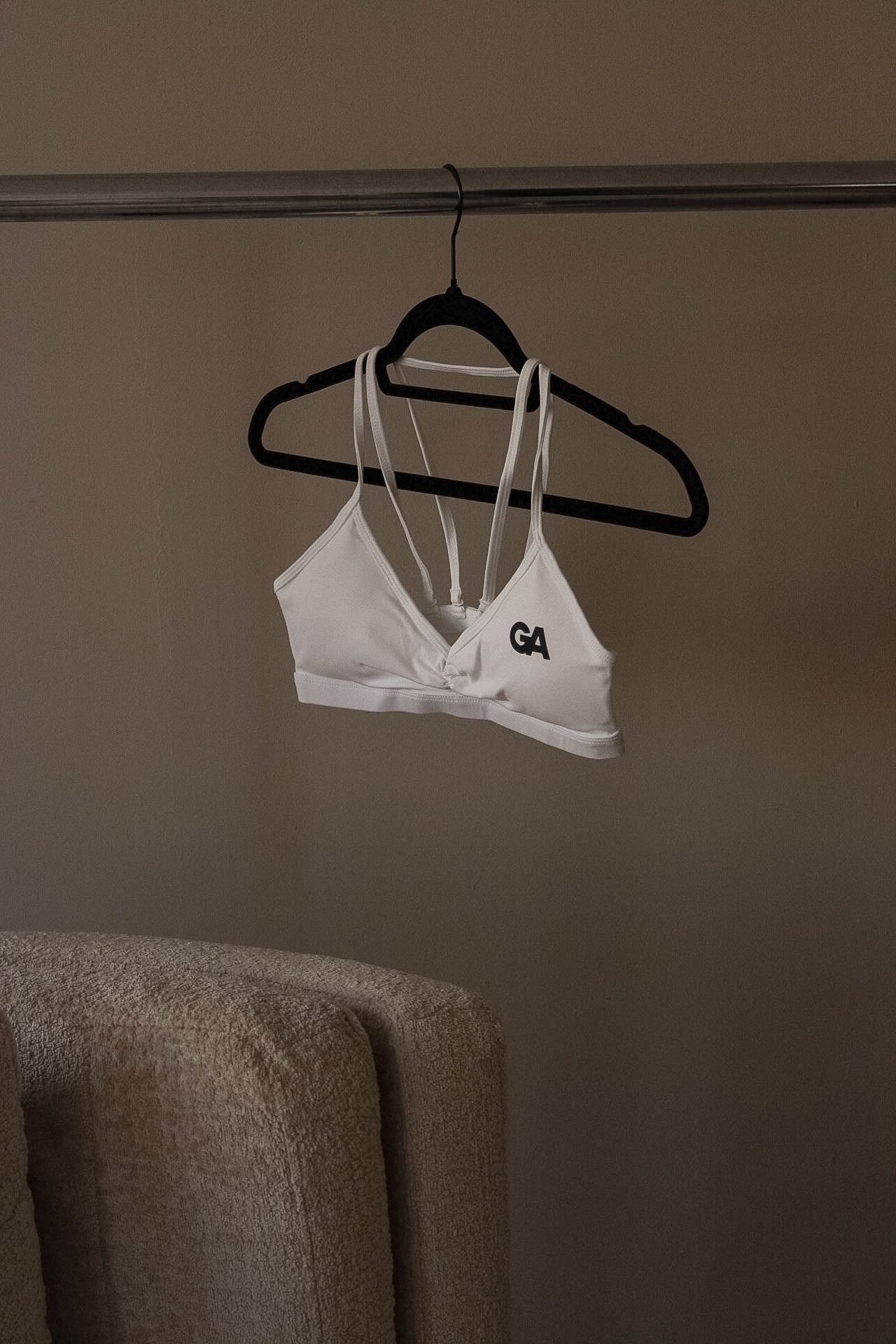 Minimal Sports Bra White