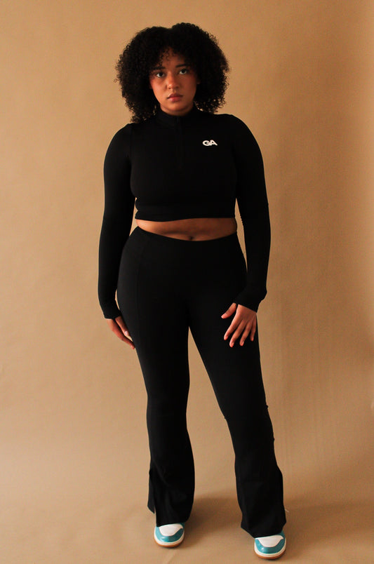 Intense Flare Pants – Black
